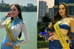 Hoa hậu Lê Hoàng Phương diện thiết kế cắt xẻ táo bạo ở Miss Grand International 2023