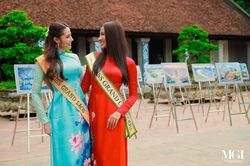 Miss Grand International 2023 duyên dáng bên triển lãm ảnh 'Hà Nội trong tôi'