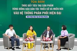 Mở đường cho sản phẩm vùng dân tộc thiểu số và miền núi vào hệ thống phân phối