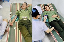 Hai cán bộ Công an hiến máu hiếm cứu bệnh nhân nguy kịch