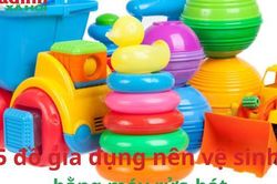 5 đồ gia dụng nên vệ sinh bằng máy rửa bát
