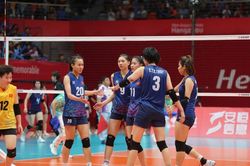 Bán kết bóng chuyền nữ Asiad 19: Việt Nam đã có trận đấu quả cảm