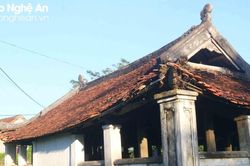 Nhà thánh Hoành Sơn xuống cấp nghiêm trọng