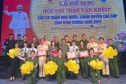 Công an tỉnh Bình Dương đạt giải Nhất hội thi 'Dân vận khéo'