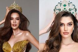 Vì sao Hoa hậu Hoàng Phương và đương kim Miss Grand Isabella Menin bối rối khi chạm mặt?