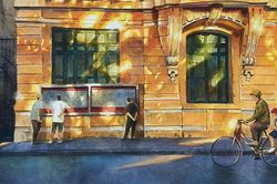 Triển lãm tranh 'Chút tình gửi phố' về Hà Nội xưa của họa sĩ trẻ Hoàng Phong