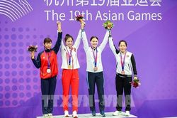Bảng tổng sắp huy chương ASIAD 19 hôm nay