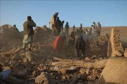 Động đất tại Afghanistan: Số người thiệt mạng tăng lên gần 2.000 người
