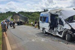 Tai nạn giao thông nghiêm trọng tại Đắk Lắk làm một người tử vong và nhiều người bị thương