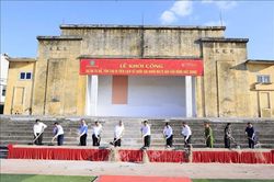 Chủ tịch nước dự Lễ khởi công Dự án tu bổ, tôn tạo Di tích lịch sử Quốc gia khán đài B sân vận động Bắc Giang