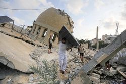 Hình ảnh Israel không kích, san phẳng loạt tòa nhà ở Gaza