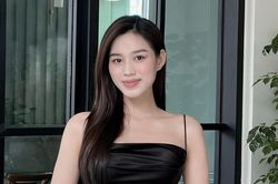 Hoa hậu Đỗ Thị Hà lên tiếng về tin đồn 'theo chồng bỏ cuộc chơi'