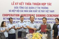 Hợp tác phòng chống kinh doanh phụ tùng xe máy giả mạo nhãn hiệu