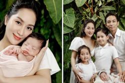 Bộ ảnh viên mãn của gia đình Khánh Thi - Phan Hiển