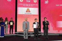 VISSAN nhận danh hiệu 'Thương hiệu mạnh - Phát triển bền vững năm 2023'