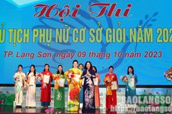 Thành phố: 9 thí sinh tham gia Hội thi Chủ tịch phụ nữ cơ sở giỏi