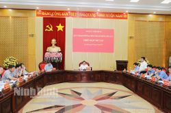 Ban Chỉ đạo phòng, chống tham nhũng, tiêu cực tỉnh họp phiên thứ sáu