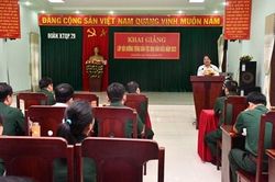 Đoàn Kinh tế-Quốc phòng 79: Khai giảng lớp bồi dưỡng tiếng dân tộc Bru-Vân Kiều