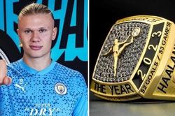 Haaland được thưởng nhẫn 'độc', có thể thắng Messi ẵm Quả bóng vàng