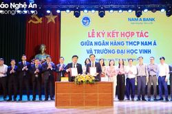 Ngân hàng TMCP Nam Á ký kết biên bản ghi nhớ hợp tác với Trường Đại học Vinh