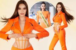 Hoàng Phương 'xin vía' Thiên Ân, lên outfit táo bạo trong ngày 7 tại MGI 2023
