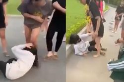 Xác minh clip nữ sinh bị đánh hội đồng ở công viên tại Thanh Hóa