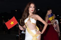 Hoàng Phương không được ưu ái khi thi Miss Grand tại quê nhà