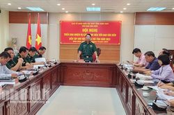 Tiểu ban văn kiện thuộc Ban tổ chức Diễn tập khu vực phòng thủ tỉnh triển khai nhiệm vụ
