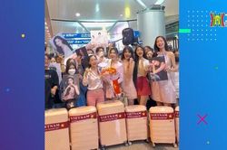 Á hậu Phương Nhi lên đường dự thi Miss International 2023