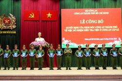 Công an TPHCM: Bổ nhiệm 88 điều tra viên cho công an cấp xã