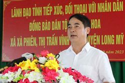 Lãnh đạo tỉnh Hậu Giang đối thoại với đồng bào dân tộc thiểu số