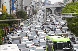 Hà Nội xử lý được 10 điểm ùn tắc giao thông