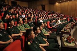 Khai mạc hội diễn nghệ thuật chuyên nghiệp về đề tài quốc phòng toàn dân năm 2023