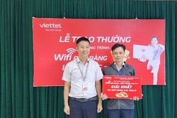 Viettel trao thưởng chương trình 'Wifi rộn ràng – Lộc vàng trao tay'