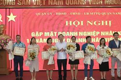 Quận Nam Từ Liêm, gặp mặt, tôn vinh các doanh nghiệp, doanh nhân tiêu biểu