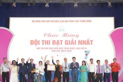 Năm đội thi Hòa giải viên giỏi khu vực miền Nam vào chung kết toàn quốc