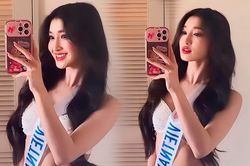 Phương Nhi chụp ảnh 'swimsuit', netizen xuýt xoa trước visual 'ngọt như mía lùi'