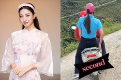 Lương Thùy Linh run rẩy, la hét thất thanh khi đi đường đèo ở Hà Giang
