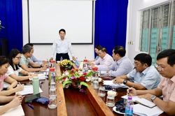 Ông Đinh Văn Thiệu - Phó Chủ tịch UBND tỉnh Khánh Hòa: Làm việc với Trường Cao đẳng Y tế Khánh Hòa