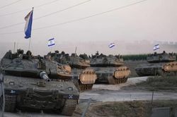 Bộ binh Israel tiến vào Dải Gaza