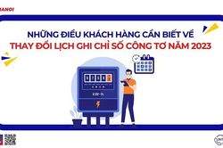 Hà Nội: Những quận, huyện nào sẽ thay đổi lịch ghi chỉ số công tơ điện?