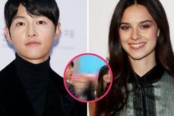 Hình ảnh Song Joong Ki và vợ tham dự một đám cưới ở Seoul đang được lan truyền mạnh trong cộng đồng mạng
