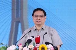 Thủ tướng dự lễ khởi công cầu 8.000 tỷ đồng nối Trà Vinh với Sóc Trăng