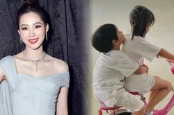 Đặng Thu Thảo khoe khoảnh khắc cuối tuần bên các con, 2 nhóc tì gây sốt với hành động này