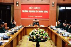 Đại tướng Phan Văn Giang chủ trì Hội nghị Thường vụ Quân ủy Trung ương