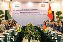 Bộ trưởng Bùi Thanh Sơn đề nghị Ấn Độ xem xét giảm áp dụng các rào cản và biện pháp phòng vệ thương mại đối với hàng hóa, dịch vụ Việt Nam