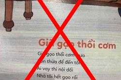 Bộ GD&ĐT khẳng định nội dung 'Giã gạo thổi cơm' không có trong SGK