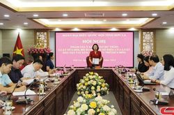 Hội nghị xin ý kiến vào các dự thảo Luật