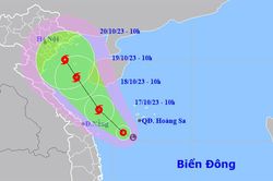 Áp thấp nhiệt đới trên Biển Đông có thể mạnh lên thành bão số 5