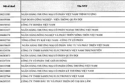 Công bố danh sách 1.000 doanh nghiệp nộp thuế lớn nhất năm 2022